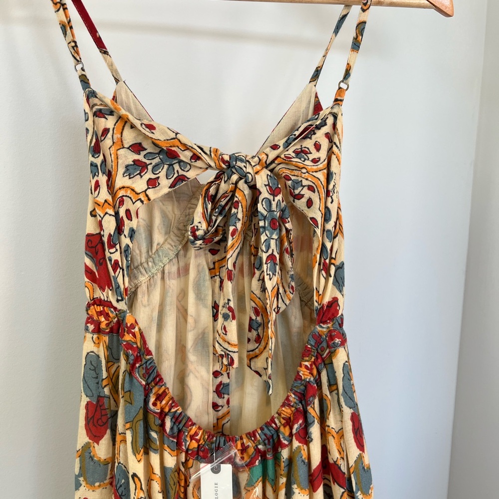 Anthropologie Multicolor Floral Maxi Dress - Picture 7 of 8